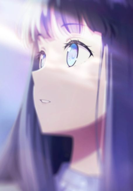 Я влюбился в тебя, когда ты бежала в лунной ночи / Toumei na Yoru ni Kakeru Kimi to, Me ni Mienai Koi wo Shita.
